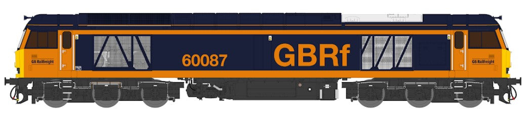 Class 60 087 GBRf GB Railfreight Diesel Electric Locomotive - DCC Sound