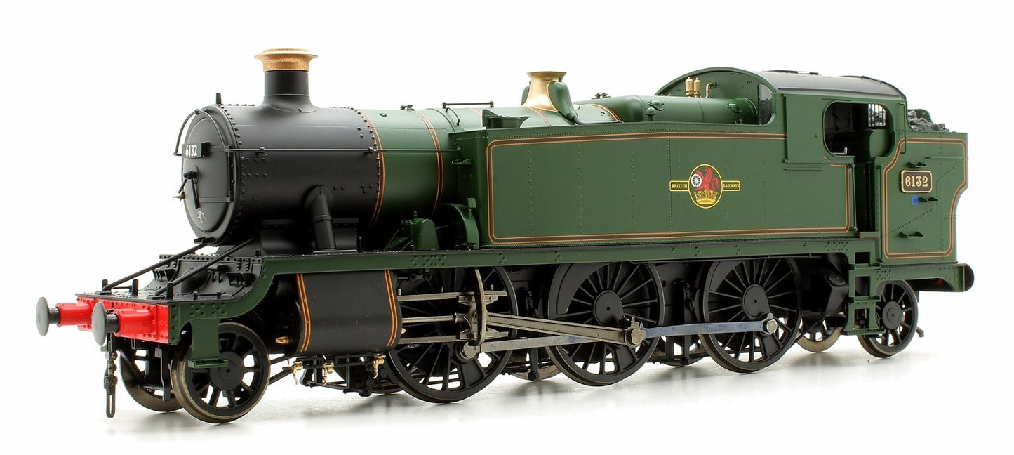 Pre-Owned Class 61xx 'Large Prairie' 2-6-2T 6132 in BR lined green with late crest Steam Locomotive