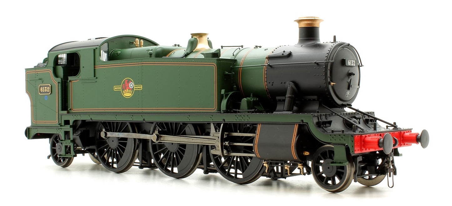 Pre-Owned Class 61xx 'Large Prairie' 2-6-2T 6132 in BR lined green with late crest Steam Locomotive