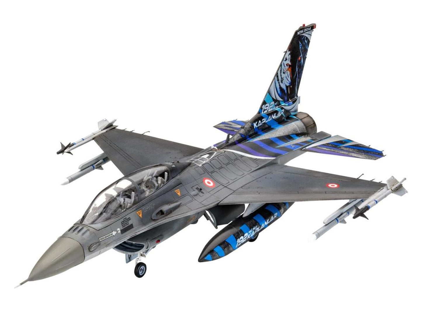 Model Set F-16D Fighting Falcon (1:72 Scale) Model Kit