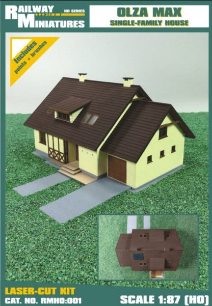 Single-Family House Olza Max Laser Cut Model Kit