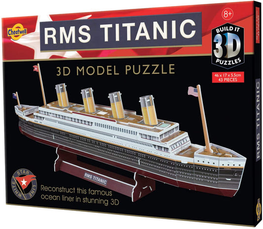 Build-It 3D Model Puzzle Titanic