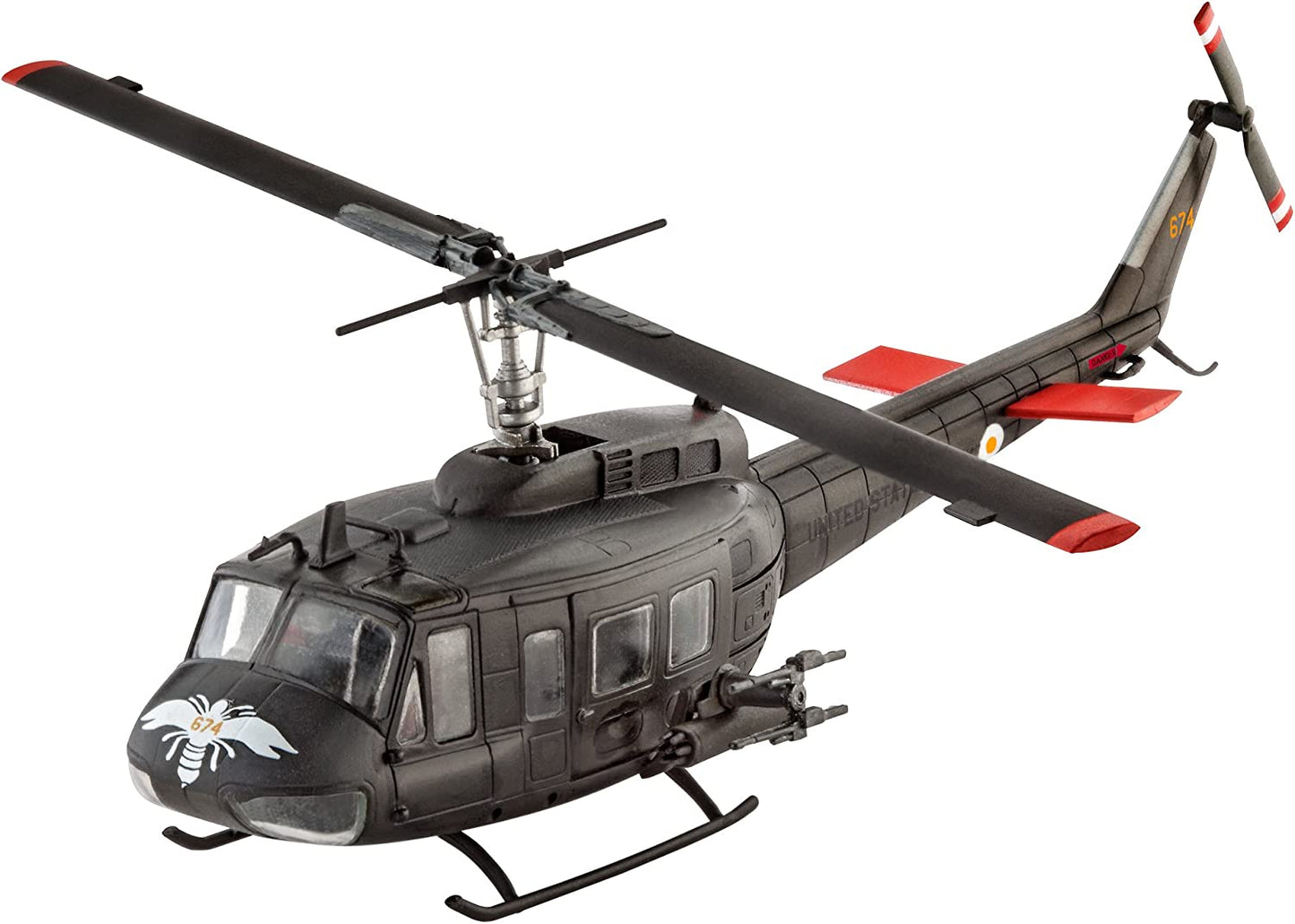 US Bell UH-1H Gunship (1:100 Scale) Model Kit