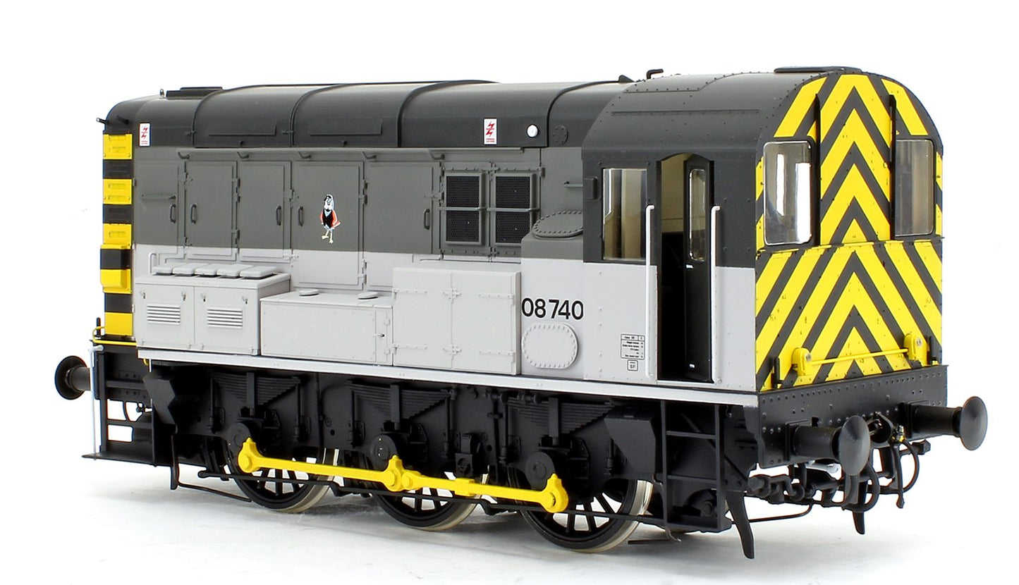 Class 08 740 Railfreight Triple Grey Stratford Diesel Shunter Locomotive