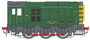 Class 08 BR Green Late Crest With Wasp Stripes - Unnumbered - DCC Sound Fitted