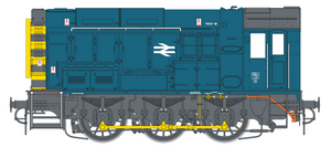 Class 08 BR Blue Wasp Stripes - Unnumbered - DCC Fitted