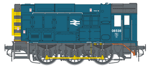 Class 08 08538 BR Blue Wasp Stripes - DCC Sound Fitted
