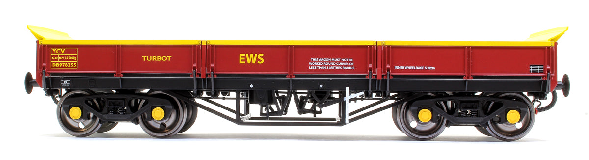 YCV Turbot Bogie Ballast Wagon EWS Maroon DB978255