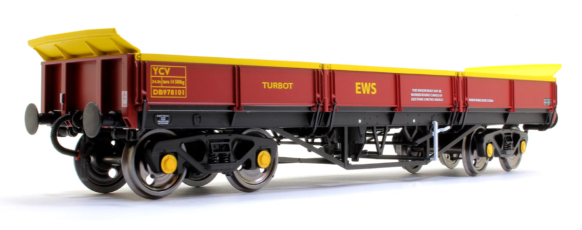 YCV Turbot Bogie Ballast Wagon EWS Maroon DB978101