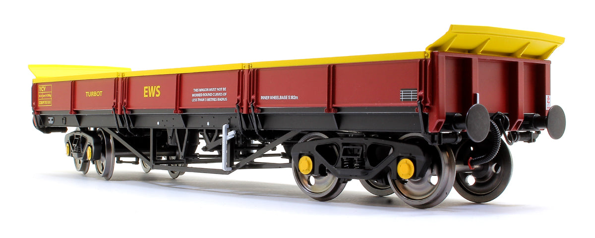 YCV Turbot Bogie Ballast Wagon EWS Maroon DB978101