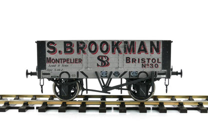 5 Plank Wagon 9' Wheelbase S.Brookman 30 - Weathered