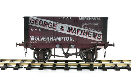 7 Plank Wagon 9' Wheelbase Geoge & Matthews 5 - Weathered