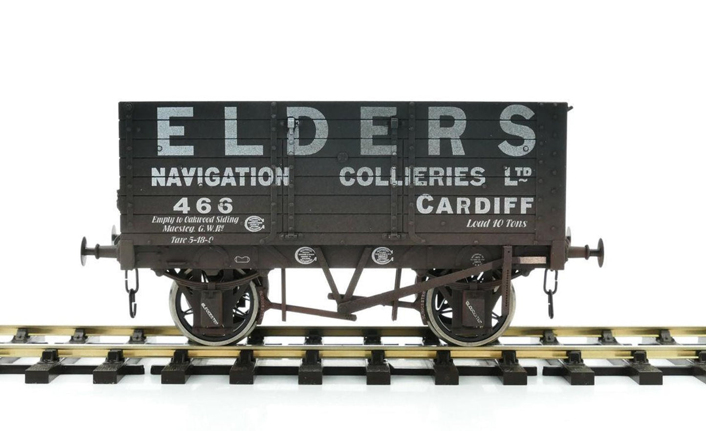 7 Plank Wagon 9' Wheelbase Elders 466 - Weathered