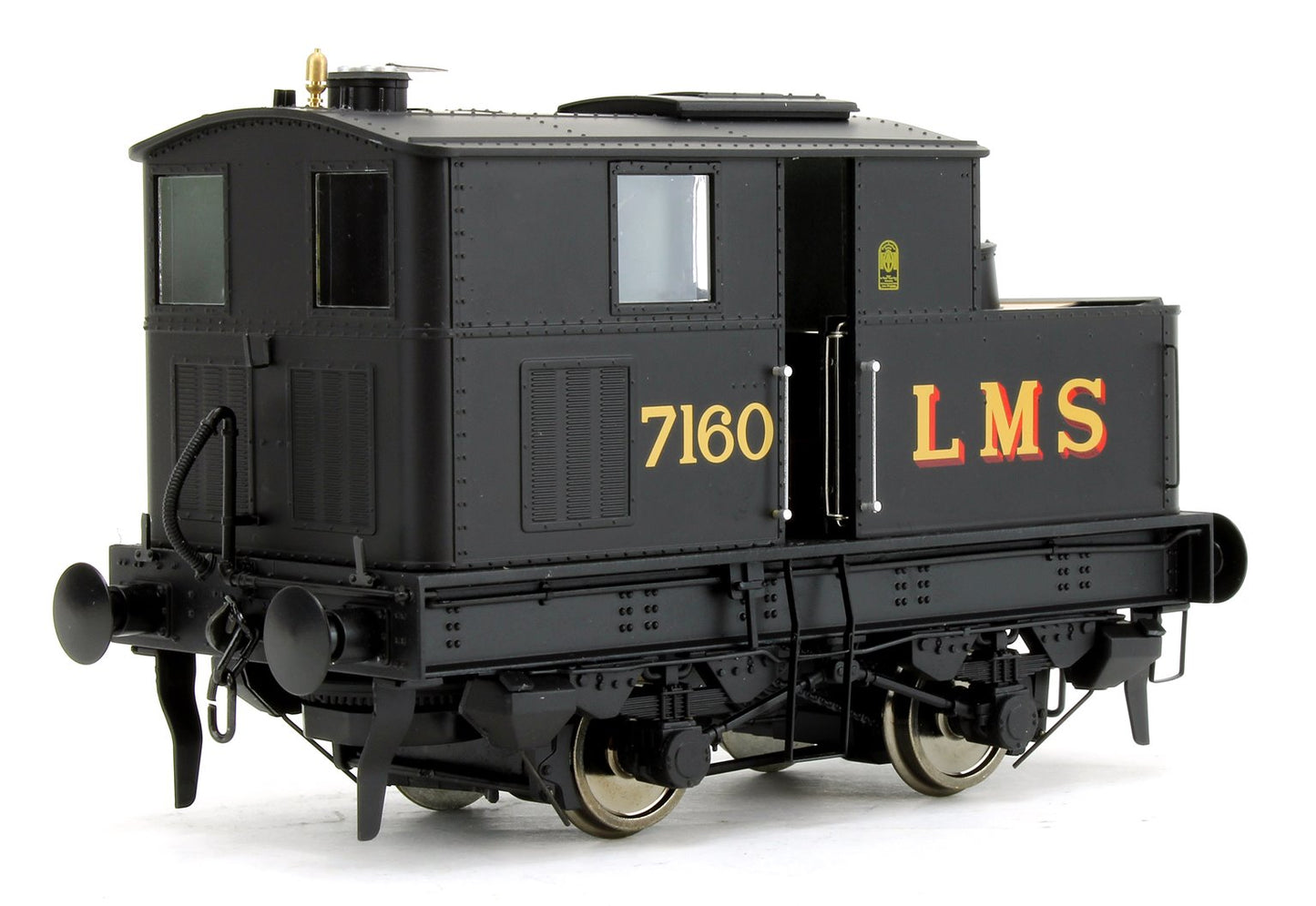 0F Sentinel 4wVB No.7160 in LMS Livery