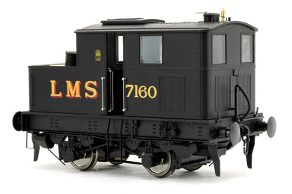 0F Sentinel 4wVB No.7160 in LMS Livery - DCC Sound