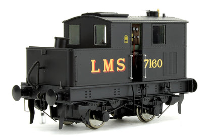 0F Sentinel 4wVB No.7160 in LMS Livery