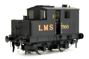 0F Sentinel 4wVB No.7160 in LMS Livery - DCC Fitted