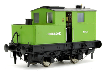 Sentinel 4wVB 2 "Isebrook" in GWR Green