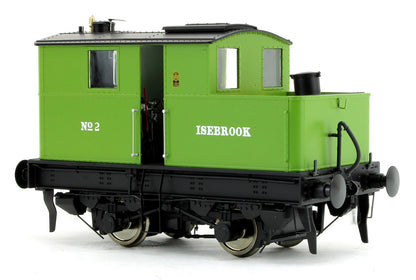 Sentinel 4wVB 2 "Isebrook" in GWR Green