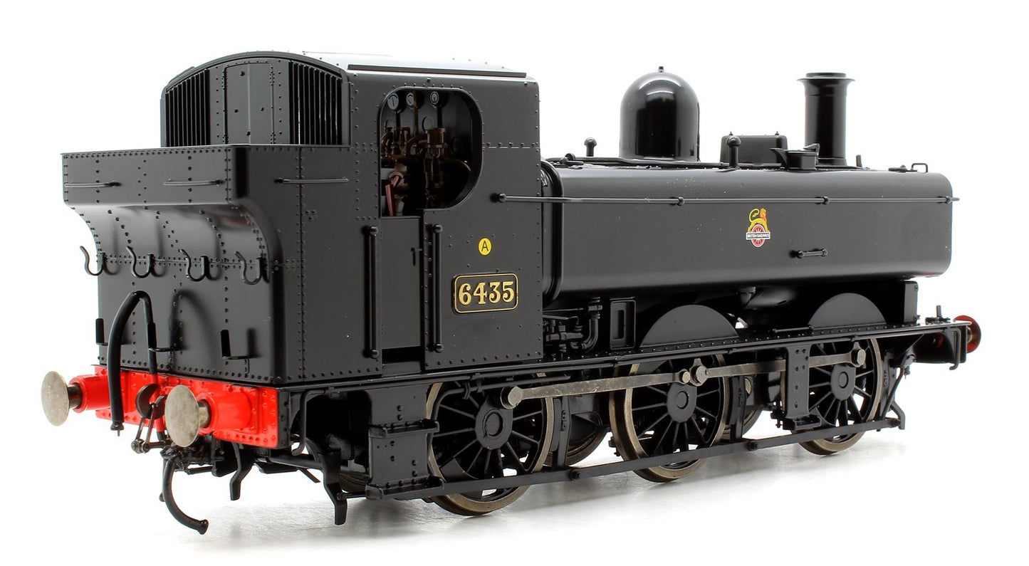 Class 64xx 0-6-0PT Pannier 6435 in BR black with early emblem - Steam Tank Locomotive - DCC Fitted