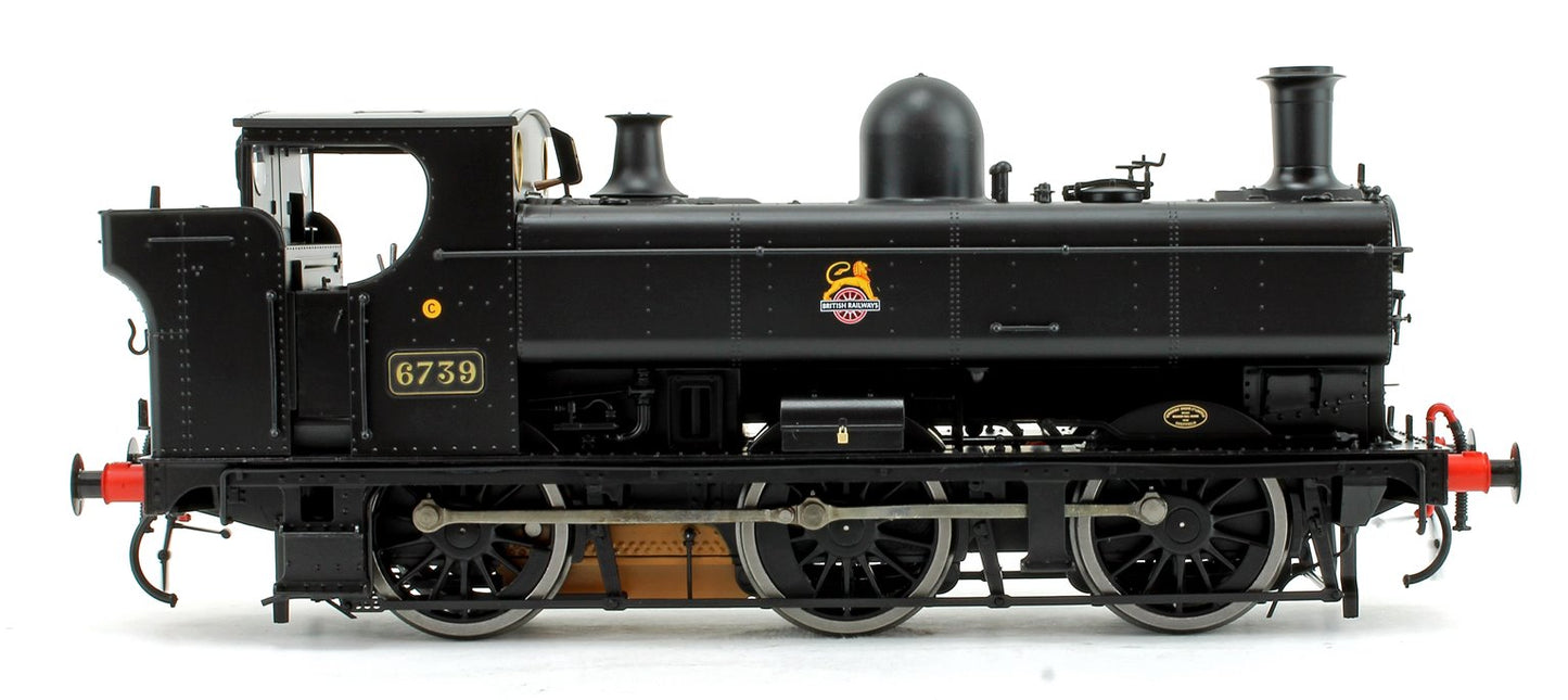 Class 57xx Pannier 6739 BR Black Early Crest - Steam Tank Locomotive