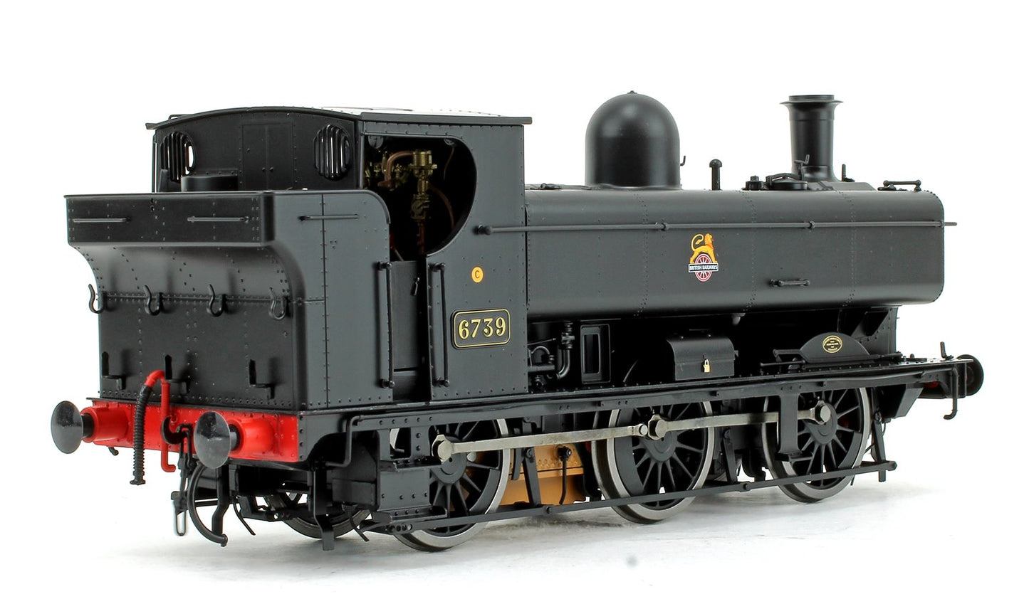 Class 57xx Pannier 6739 BR Black Early Crest - DCC Sound