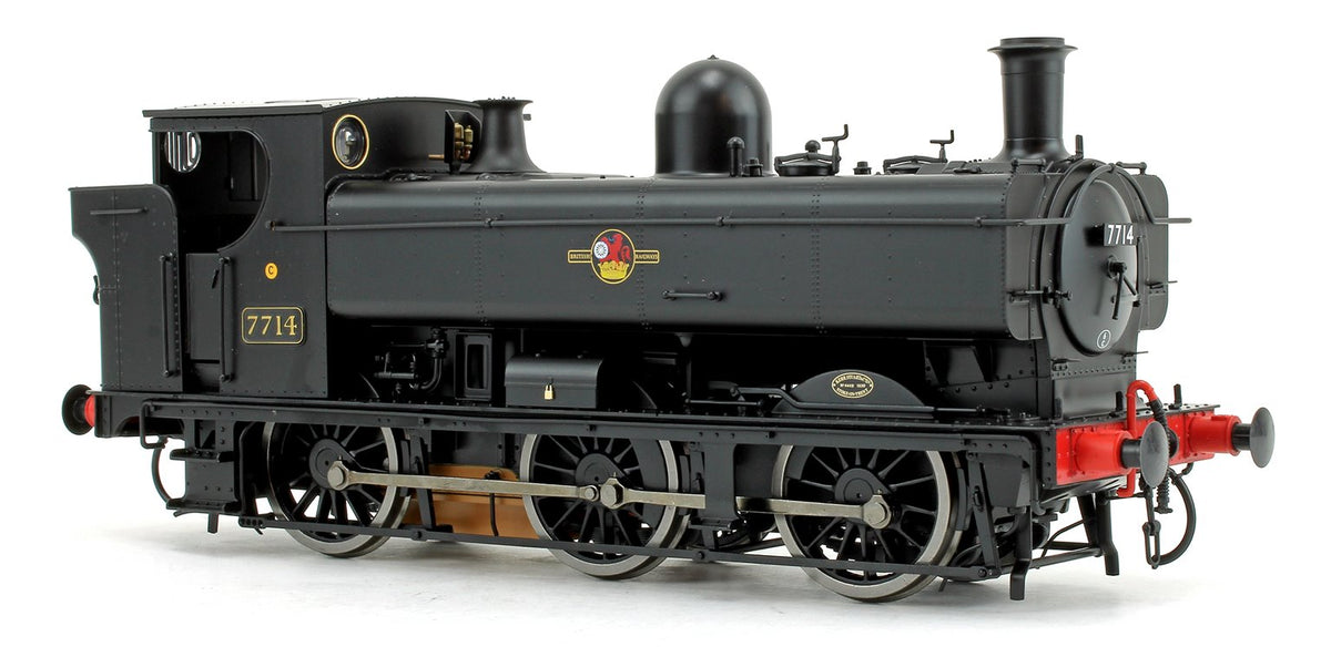 Pre-Owned Class 57xx Pannier 7714 BR Black Late Crest - Steam Tank Locomotive