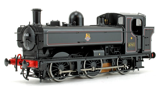 Class 57xx Pannier 8763 BR Lined Black Early Crest