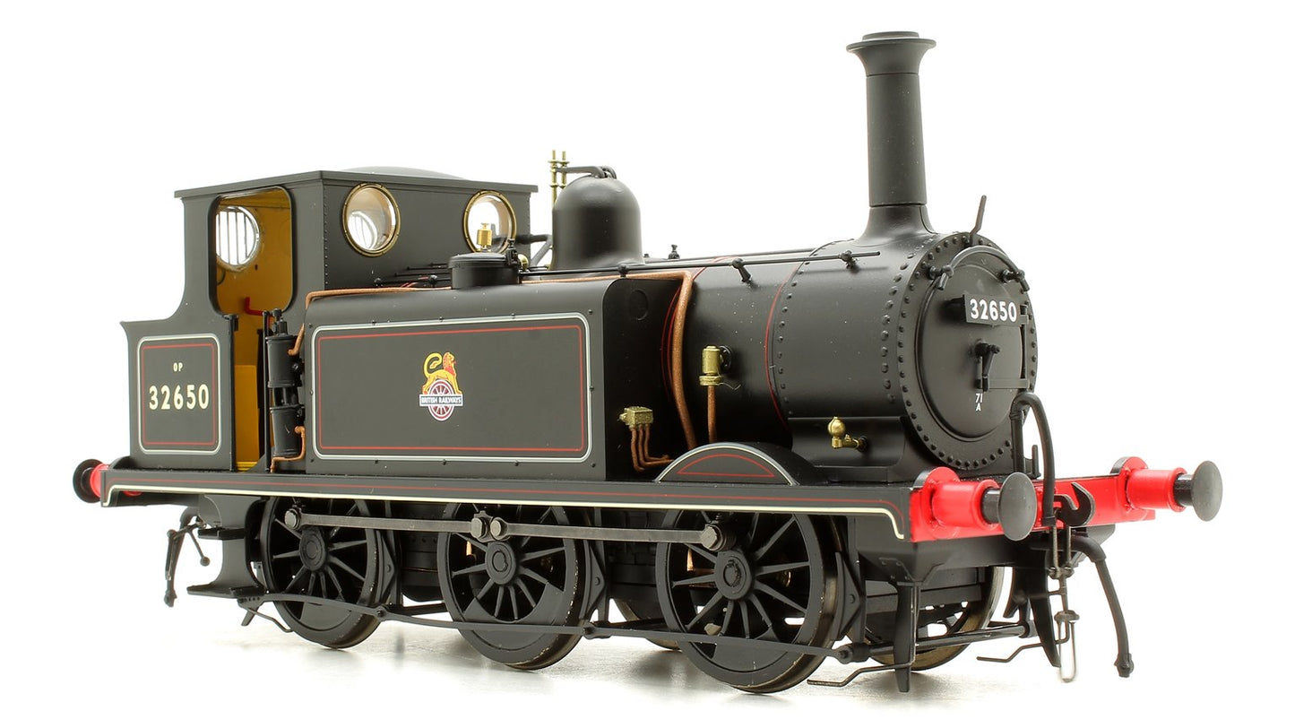 Terrier A1X 32650 BR Lined Black Early Crest - Steam Tank Locomotive