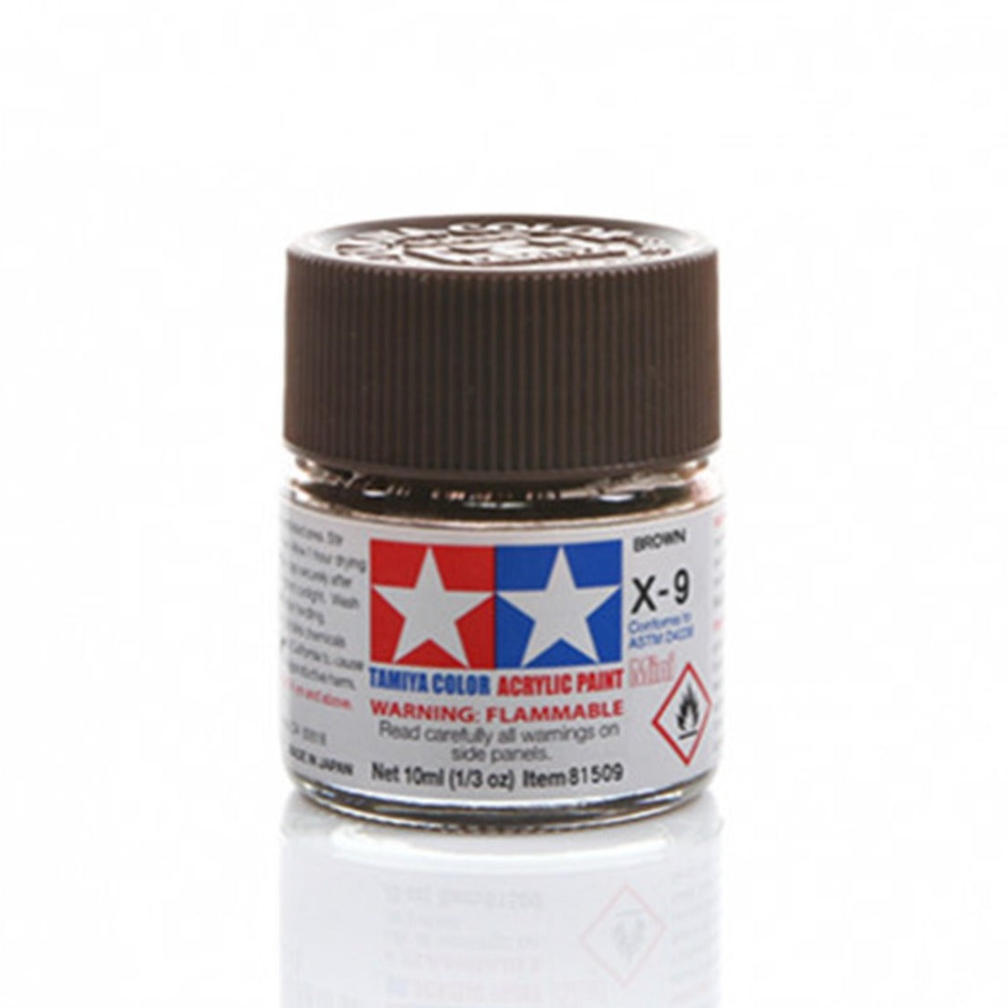 TAMIYA ACRYLIC MINI X-9 BROWN