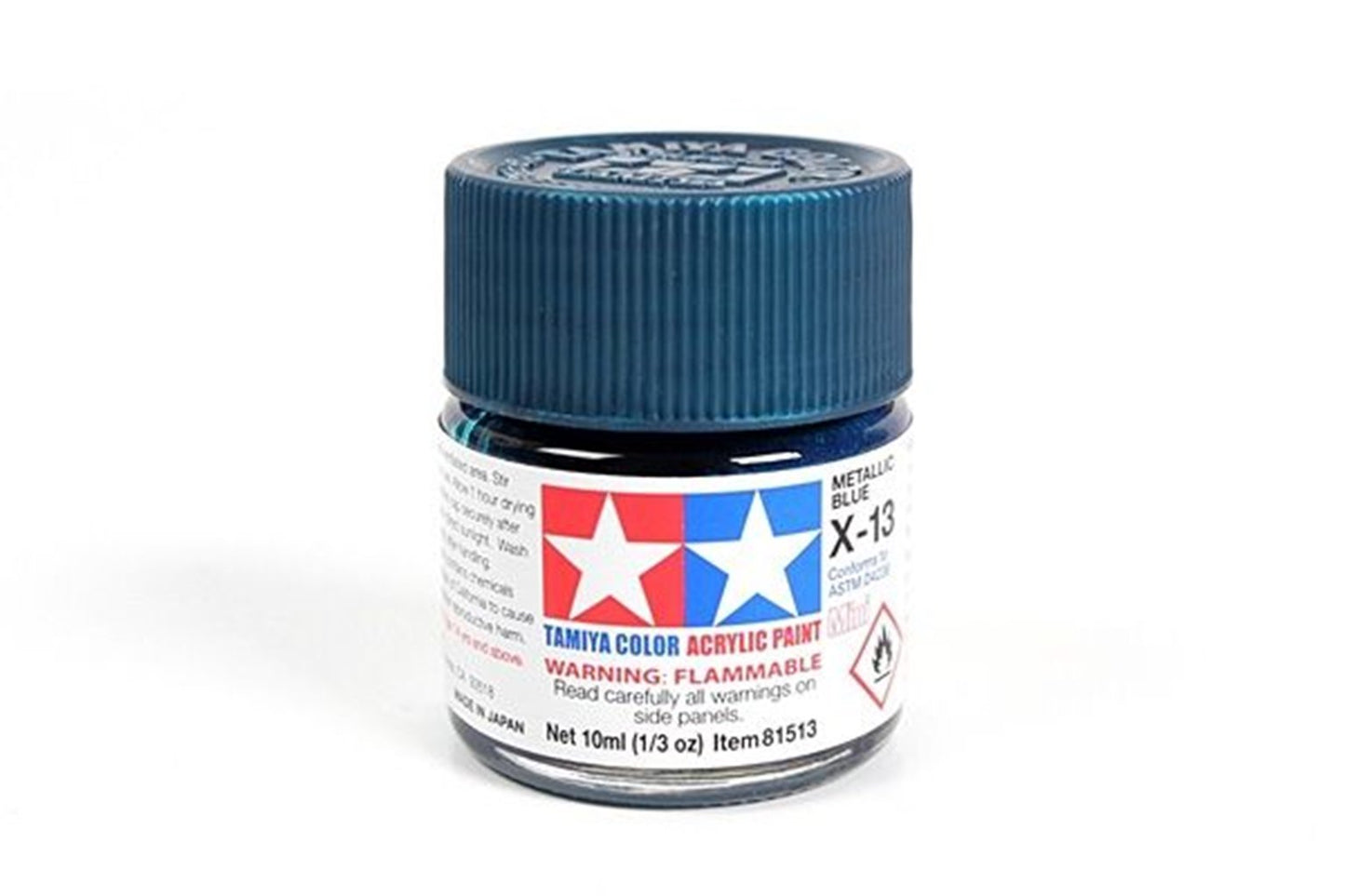 TAMIYA ACRYLIC MINI X-13 METALLIC BLUE