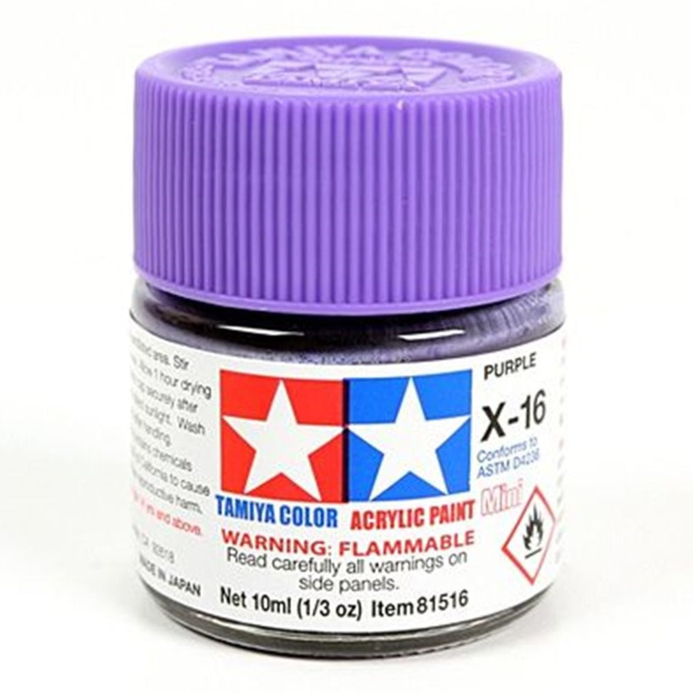 TAMIYA ACRYLIC MINI X-16 PURPLE