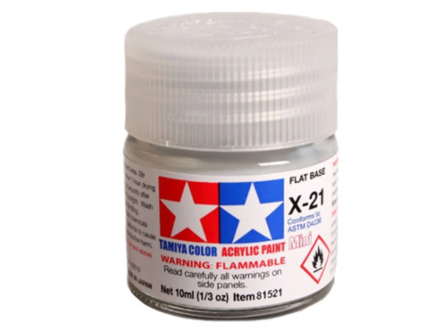 TAMIYA ACRYLIC MINI X-21 FLAT BASE