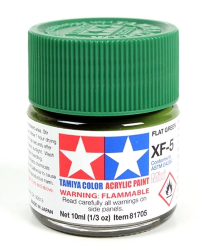 TAMIYA ACRYLIC MINI XF-5 FLAT GREEN