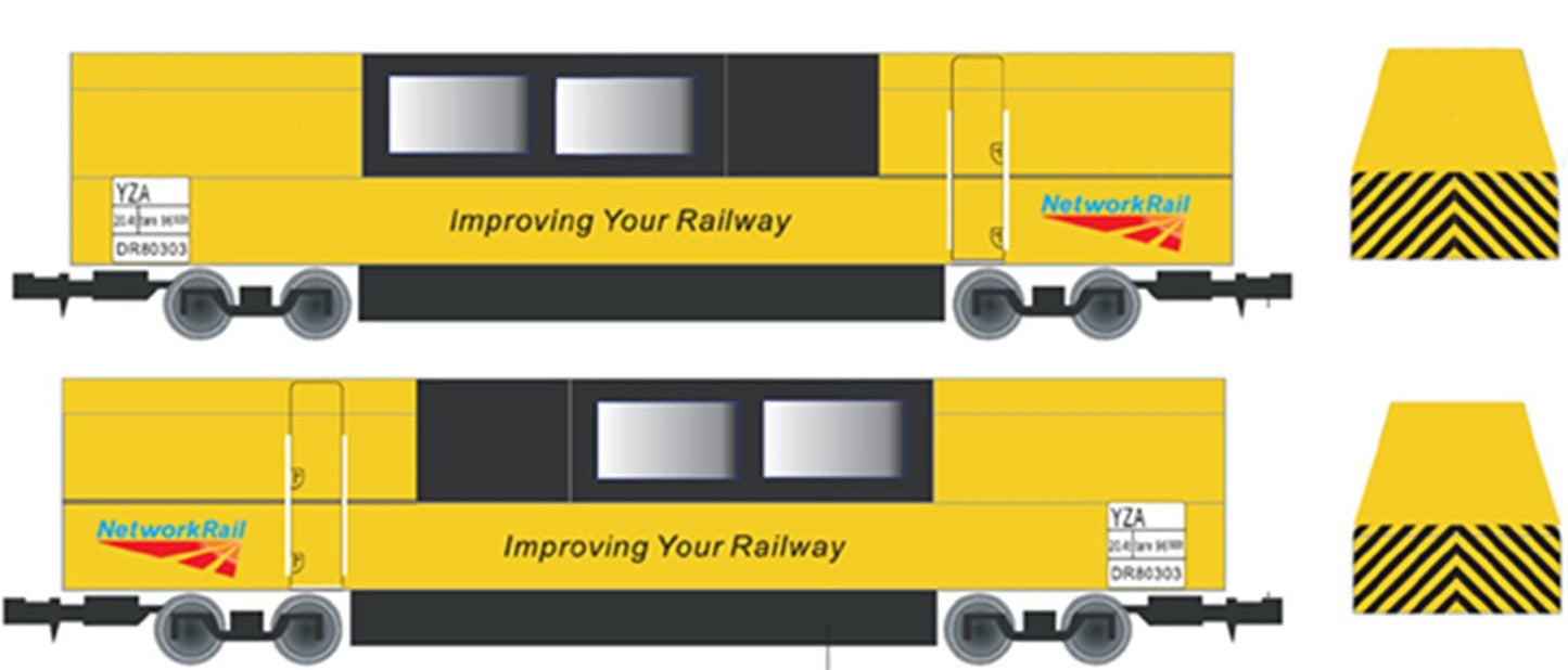 Track Cleaning Vehicle Network Rail Yellow