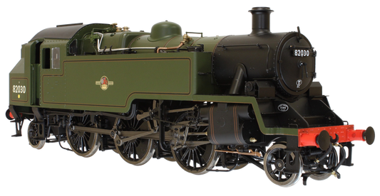 British Railways Standard 3MT 2-6-2T Lined Green Late Crest Unnumbered - Steam Tank Locomotive - DCC Sound