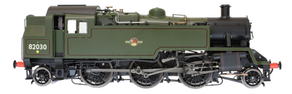 British Railways Standard 3MT 2-6-2T Lined Green Late Crest Unnumbered - Steam Tank Locomotive - DCC Sound