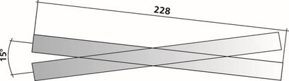 Tillig elite track : Dimond Crossing HO 15°