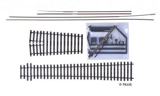 Tillig elite track :   Kit flexi-points, frog angle 7°