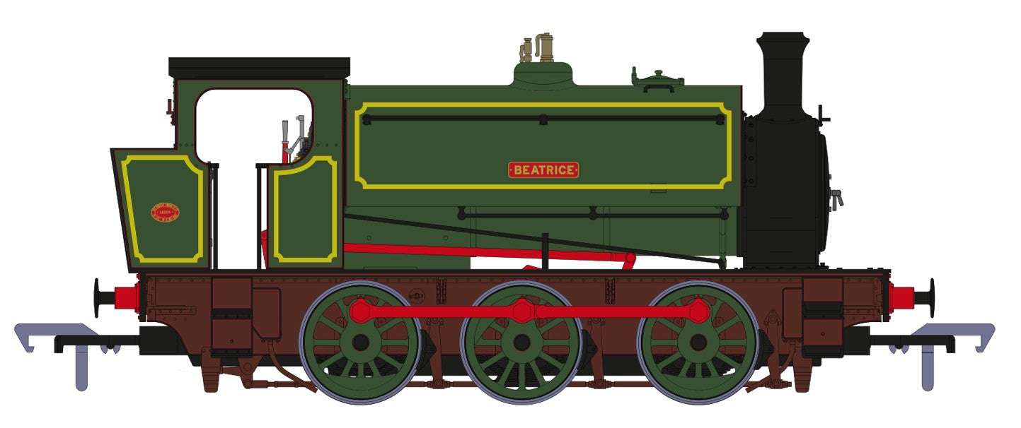 16" Hunslet "Beatrice" Lined Green No. 2705 (as preserved at Embsay & Bolton Abbey Steam Railway) - Steam Tank Locomotive - DCC Sound