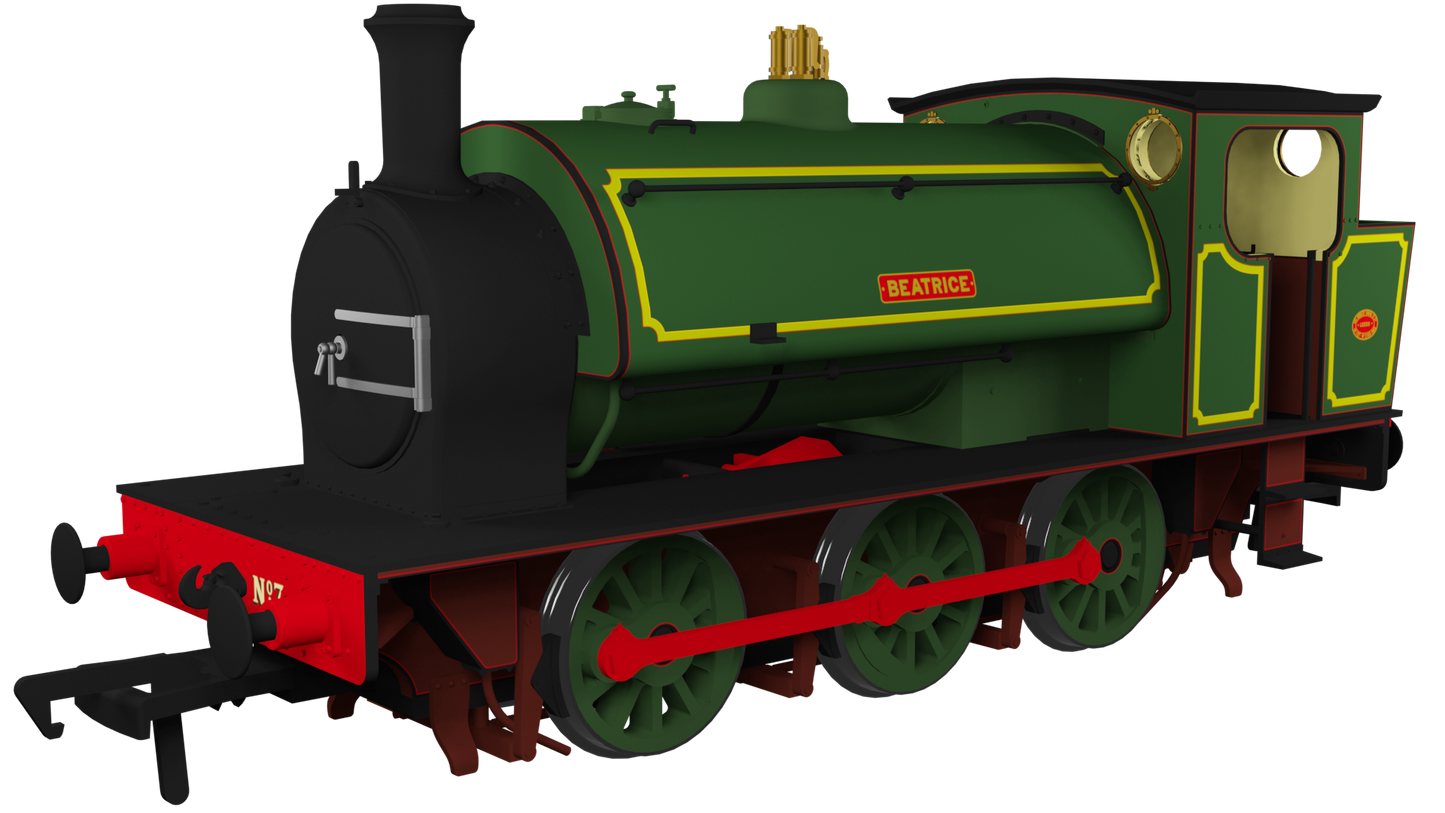 16" Hunslet "Beatrice" Lined Green No. 2705 (as preserved at Embsay & Bolton Abbey Steam Railway) - Steam Tank Locomotive - DCC Sound