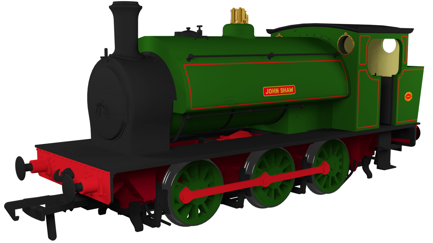 16” Hunslet "John Shaw", NCB South Kirby Colliery lined green, No. 2375 - Steam Tank Locomotive