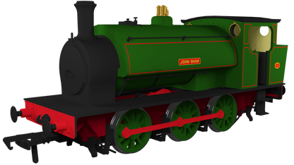 16” Hunslet "John Shaw", NCB South Kirby Colliery lined green, No. 2375 - Steam Tank Locomotive