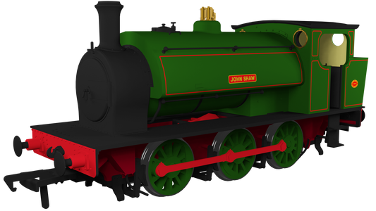 16” Hunslet "John Shaw", NCB South Kirby Colliery lined green, No. 2375 - Steam Tank Locomotive