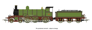 Highland Railways Jones Goods 4-6-0 Steam Locomotive No.106, HR light green (1890s condition)