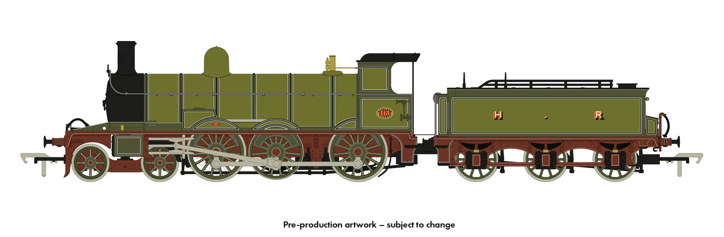 Highland Railways Jones Goods 4-6-0 Steam Locomotive No.113, HR Drummond green