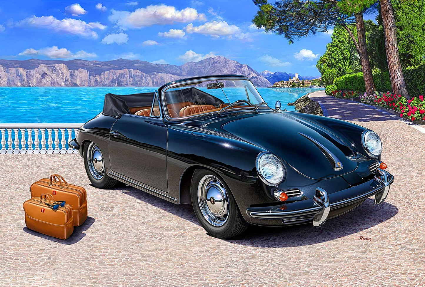 Porsche 356 Cabriolet (1:16 Scale) Model Kit