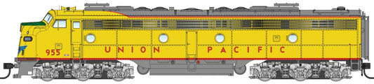 EMD E9A - LokSound 5 Sound & DCC -- Union Pacific(R) #955 (yellow, gray, red)