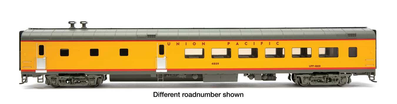 85' American Car & Foundry 48-Seat Diner -- Union Pacific(R) - Standard w/Decals (yellow, gray, red)