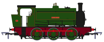 16” Hunslet "John Shaw", NCB South Kirby Colliery lined green, No. 2375 - Steam Tank Locomotive